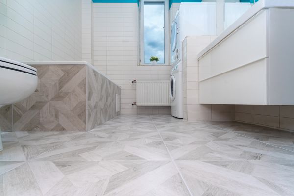 Bathroom Floor Remodeling in Rockford