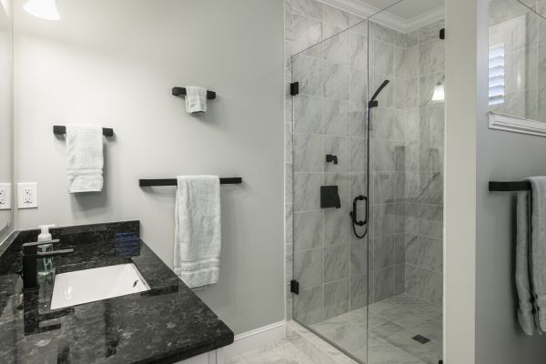 Granite Shower Installation in Rockford