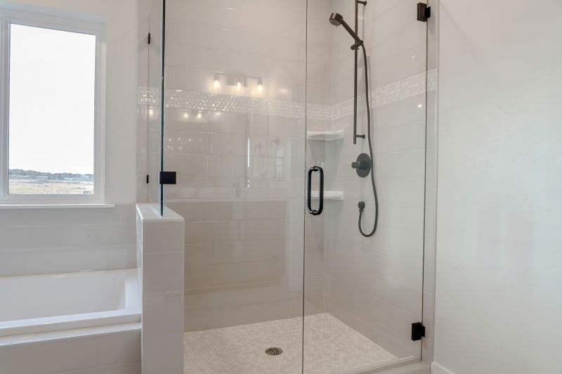 Stylish Shower with Frameless Glass